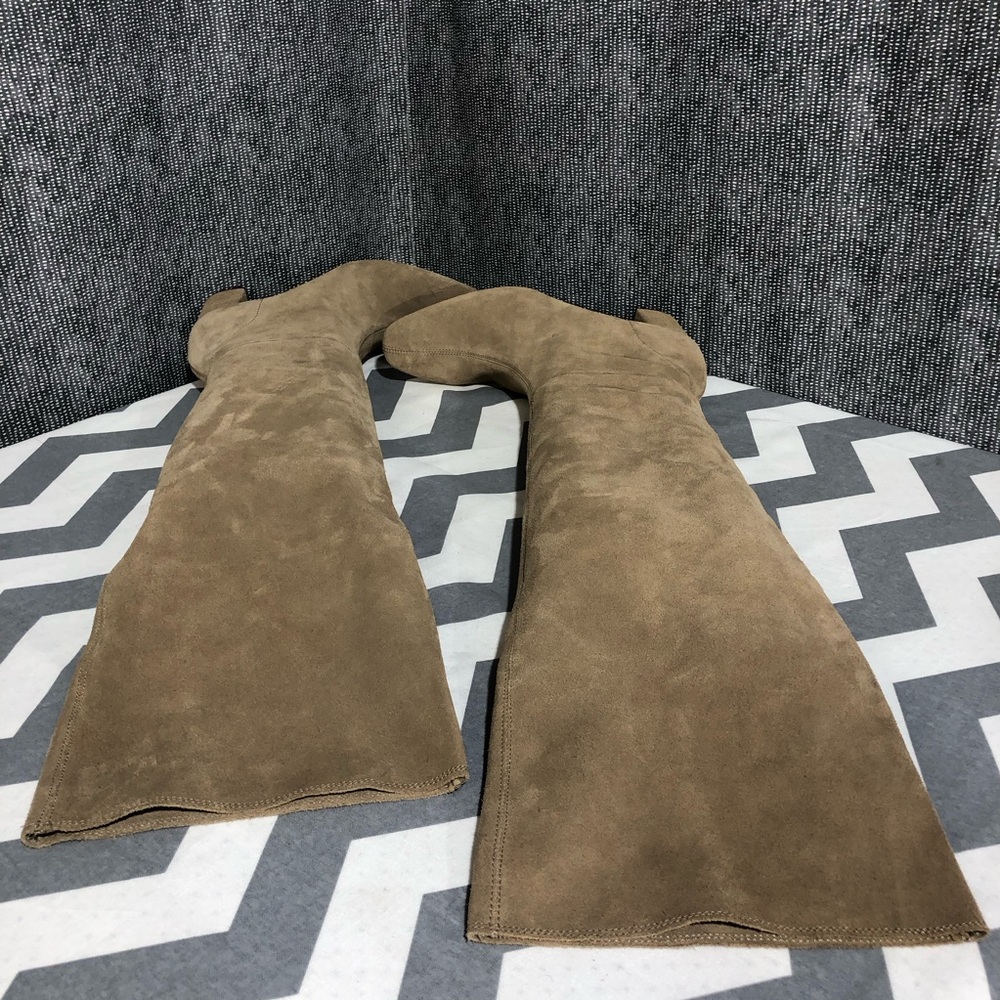 NWT ZARA Knee High Suede Boots - Picture 15 of 16